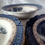 Booths "Real Old Willow" Plates and Bowl Image 2