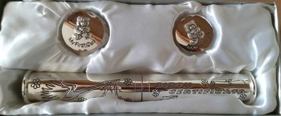 Silver plated baby gift set