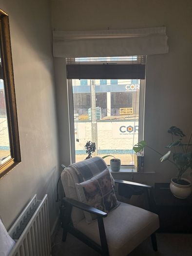 blind and curtain