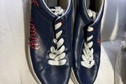Tommy Hilfiger Navy Canvas Trainers x 2
