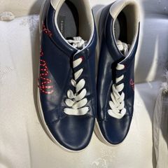 Tommy Hilfiger Navy Canvas Trainers x 2