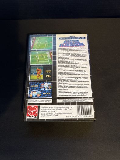 European Club Soccer Boxed Sega Mega Drive