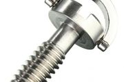 1037 20mm Long D-Ring 1/4 Screw Stainless Steel For Tripod Monopod Ballhead