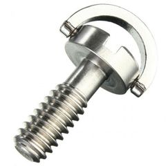 1037 20mm Long D-Ring 1/4 Screw Stainless Steel For Tripod Monopod Ballhead