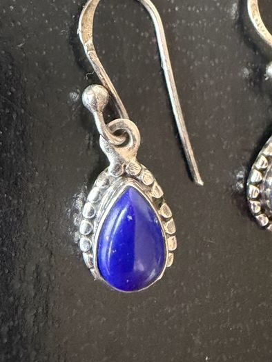silver earrings