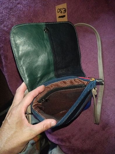 leather handbag