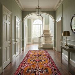 XL Persian Serab Heriz Hand Knotted Runner Rug Carpet