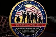 ''Thank You for Your Service'' Challenge Coin