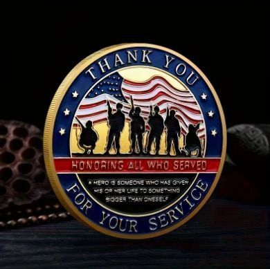 ''Thank You for Your Service'' Challenge Coin