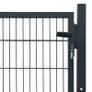 2D Fence Gate (Single) Anthracite Grey 106 x 130 cm Image 4