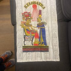 Egyptian cloth print