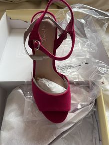 Brand New Next Pink Glam Platforms
