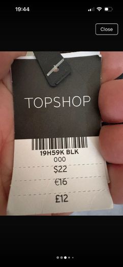 New with tags Topshop silently judging baseball cap