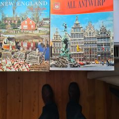 Antwerp. & New England In Colour. Beautiful Coloured Books.