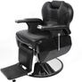 360 Tilt Hydraulic Hairdressing Chair for Professional Salon - Black and Brown 96 x 94 x 84 cm Image 3