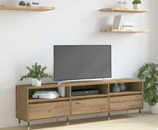 TV Cabinet Artisan Oak 150 x 30 x 45 cm Engineered Wood