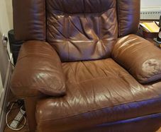 real leather recliner  eletric arm chair