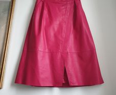 Karen Millen Leather Skirt Size Uk 14