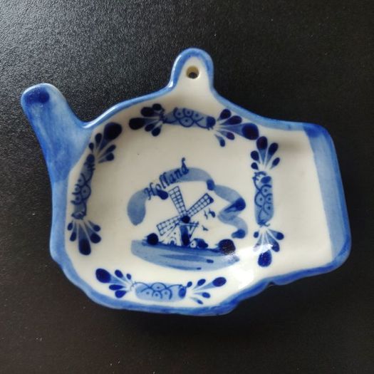 Ceramic Teabag Holder, NEW