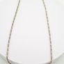 925 Vintage Italian Sterling Silver Wheat Spiga Chain Image 5