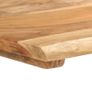 Dining Table 140x70x76 cm Solid Acacia Wood Image 5
