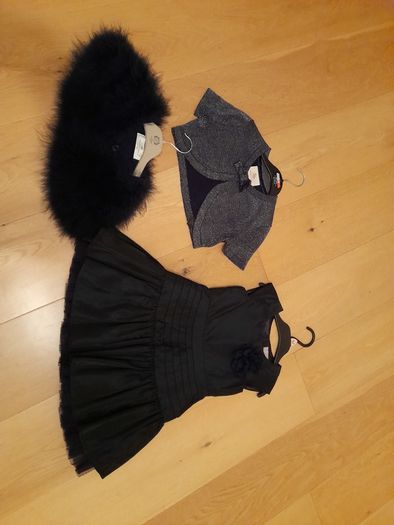 Girl's feather shrug, Paul Costello, Age 5-6