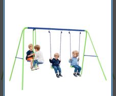 Kids Swing and seesaw