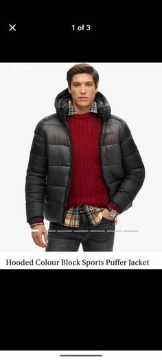 Superdry puffer jacket