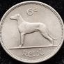 [#360] - Ireland 1964 | Irish 6p | Six Pence | Wolfhound | KM.13a | UNC Image 2