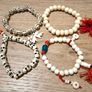 CLEARANCE: Lot of 114 Brand New Bone Bracelets on Elastic Bands - Unique & Versatile Image 5