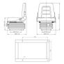 Forklift & Tractor Seat with Suspension Image 9