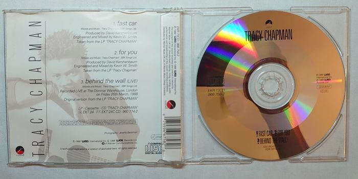 Tracy Chapman - Fast Car - CD Single