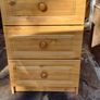 Set of 2 Wooden Finish Chest of Drawers Image 6