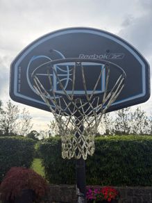 Basketball hoop and stand