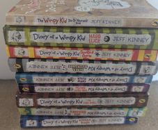 Diary of a wimpy kid books x 9 Jeff Kinney