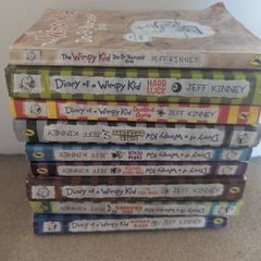 Diary of a wimpy kid books x 9 Jeff Kinney