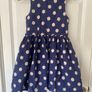Next navy polkadot dress Image 2