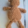 Large Handmade Plush Crochet Teddy Bear 45cm Decorative Only Image 3