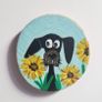 Hand painted wooden magnet Image 2