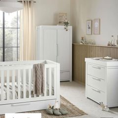 Mamas & Papas Franklin 3-Piece Nursery Furniture Set + Rocking Chair