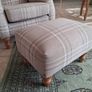 Beautiful Next Tartan Armchair & Footstool Image 8