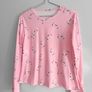 New Pink Heart Long Sleeve Top Image 3