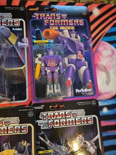 Transformers Reaction Figure Bundle Lot Super 7