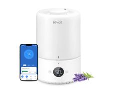 LEVOIT Humidifiers for Bedroom 3L, Top-Fill Cool Humidifier for Baby Room & Home, Smart Control with Humidity for Plants