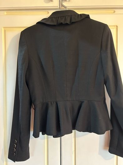 Frill Black Next Blazer Size 8