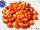 CLEARANCE Carnelian tumbled stone natural gemstone for vitality motivation 250g