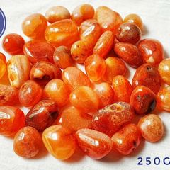 CLEARANCE Carnelian tumbled stone natural gemstone for vitality motivation 250g