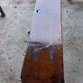 Set Of Two Antique French Solid oak Benches very sturdy  strong and solid Beautiful Patina Image 9