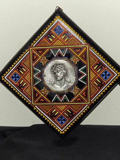 Jesus Christ and Virgin Mary Plaque Wall hangings