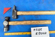 2 Light Metalwork Hammers
